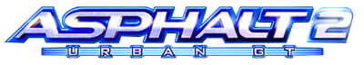 Asphalt 2: Urban GT title screen for Nintendo DS